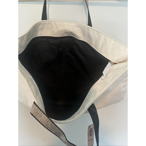 NWT Victorias Secret Beige/Gold  Travel Tote Bag - Picture 3 of 4